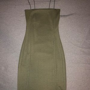 Boohoo stretchy strap bodycon dress